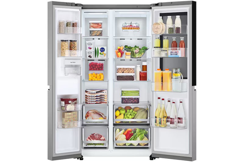 Refrigerador Side By Side LG VS25VVNW| LINEARCOOLING™ | 24.5 P3 | Brushed Steel VS25VVNW