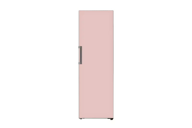 Refrigerador OBJET One Door 11.3pᶟ (Net) / 11.3pᶟ (Gross) Flat Door Smart Diagnosis™ ThinQ™ color Rosa VL42BPK