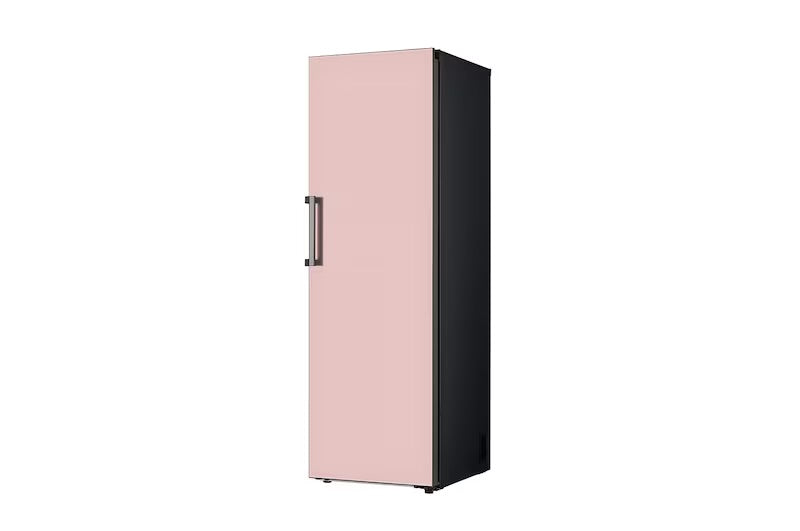 Refrigerador OBJET One Door 11.3pᶟ (Net) / 11.3pᶟ (Gross) Flat Door Smart Diagnosis™ ThinQ™ color Rosa VL42BPK
