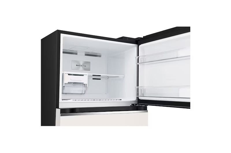 Refrigeradora Top Freezer 13.2pᶟ (Net) / 14 cuft (Gross) LG Smart Inverter Compressor™ LINEARCooling™ Puerta Natu VT38BPB
