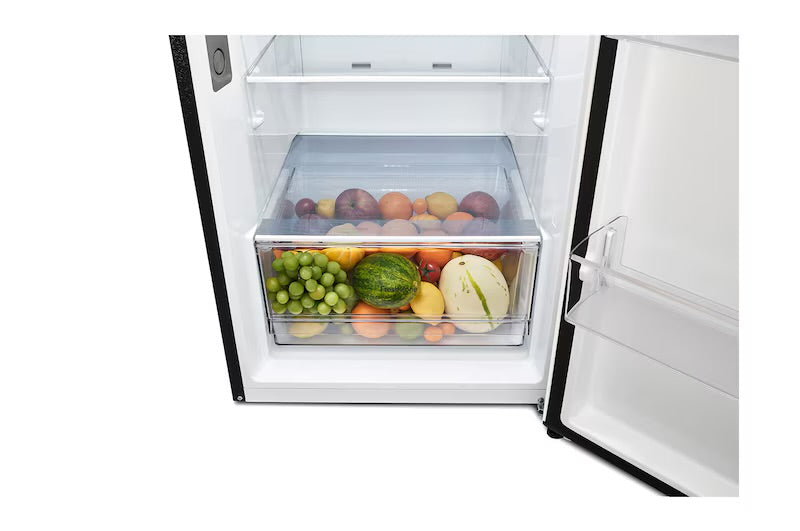 Refrigeradora Top Freezer 13.2pᶟ (Net) / 14 cuft (Gross) LG Smart Inverter Compressor™ LINEARCooling™ Puerta Natu VT38BPB