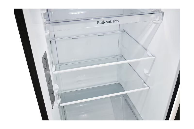 Refrigeradora Top Freezer 13.2pᶟ (Net) / 14 cuft (Gross) LG Smart Inverter Compressor™ LINEARCooling™ Puerta Natu VT38BPB