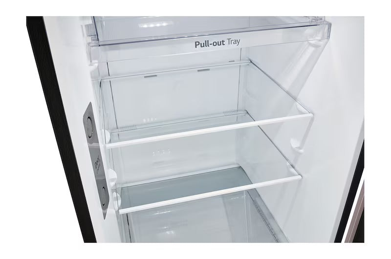 Refrigeradora Top Freezer 13.2pᶟ (Net) / 14 pᶟ (Gross) LG Smart Inverter Compressor™ LINEARCooling™ Puerta Clay VT38BPK