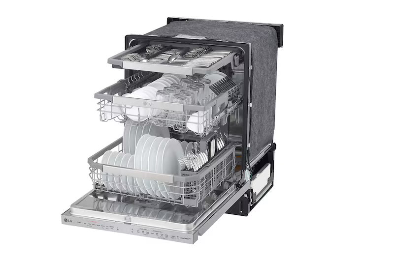 Lavaplatos LG QuadWash™ TrueSteam™ con LGThinQ™ WiFi de Empotre LDP6810SS