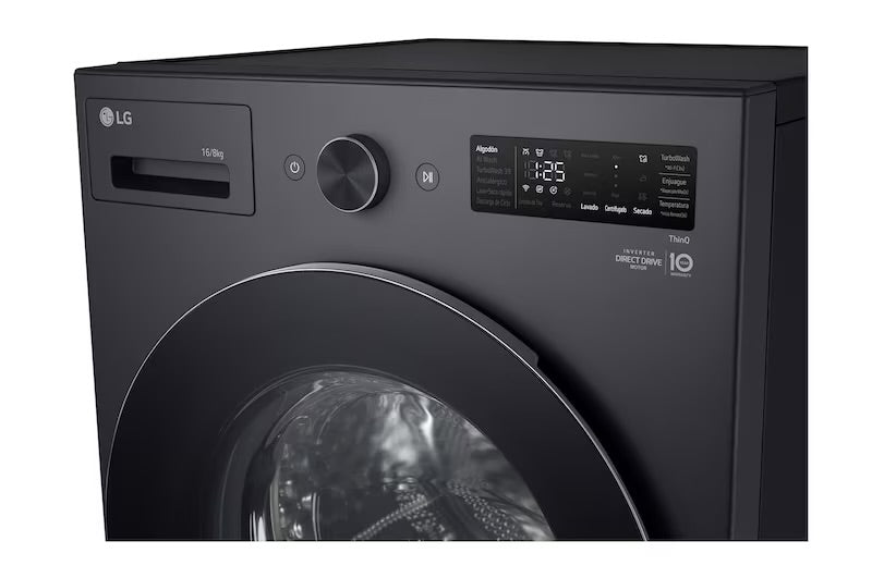 Lavasecadora LG Carga Frontal Slim - Capacidad 16kg / 8kg - Color Grafito WD16EGNT6PC