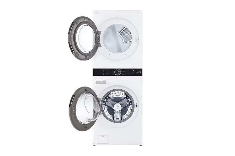 Torre de lavado WashTower™ (Lavadora y Secadora) LG Carga Frontal Inverter AI DD (Con Inteligencia Artificial) WK22WS6P