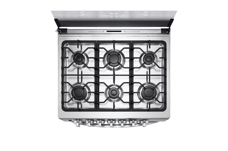Estufa LG 5.2 pies cúbicos de 6 Quemadores LRGZ5253S