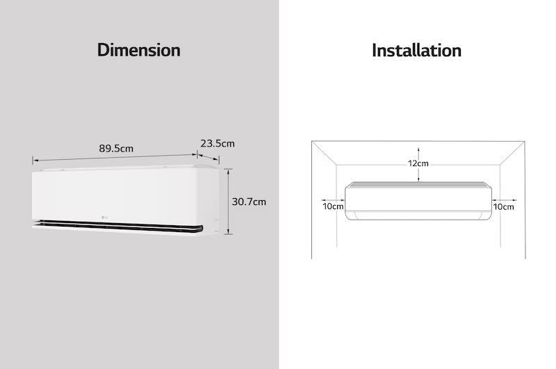 Aire Acondicionado DUALCOOL AI Air de 12,000 BTU/h ThinQ™ VF122C31
