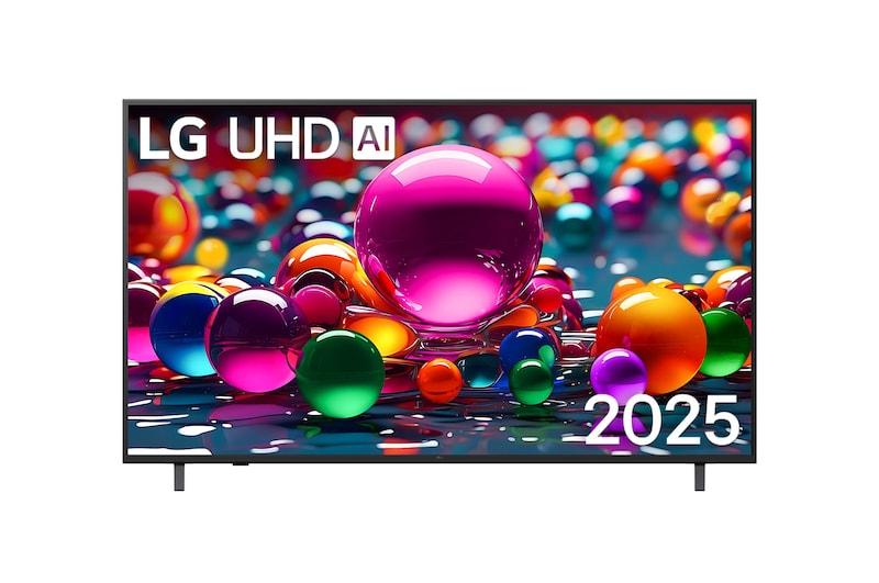 65" LG UHD AI UA80 AI 4K Smart TV 2025 65UA8000PSB